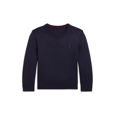 LS CN-SWEATER-PULLOVER, BLUE, 3