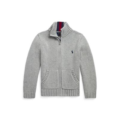 20/2 COTTON-LS FZ MOCK-TP-SWT, GREY, 2