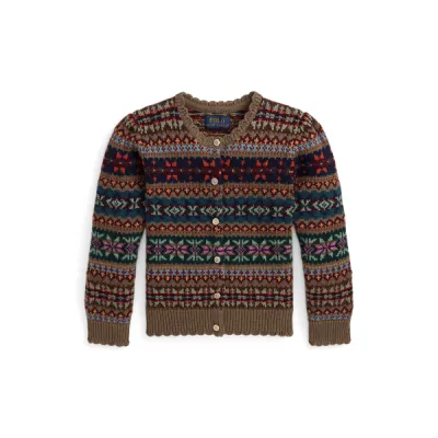 FAIRISLECRDG-SWEATER-CARDIGAN, BROWN, 5