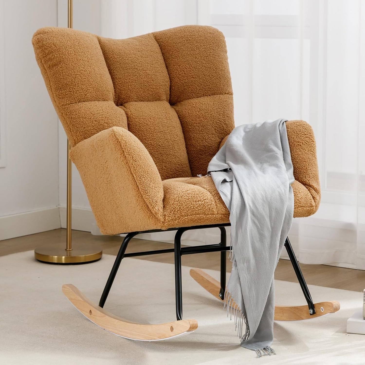 NIOIIKIT Nursery Rocking Chair