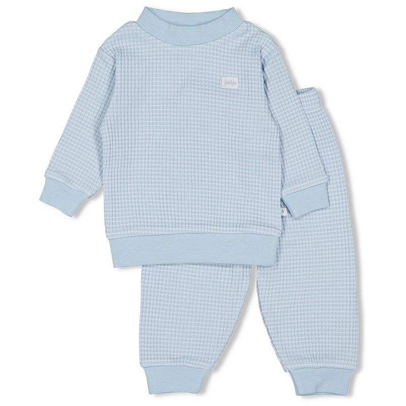 Feetje Wafelpyjama Babyblue S