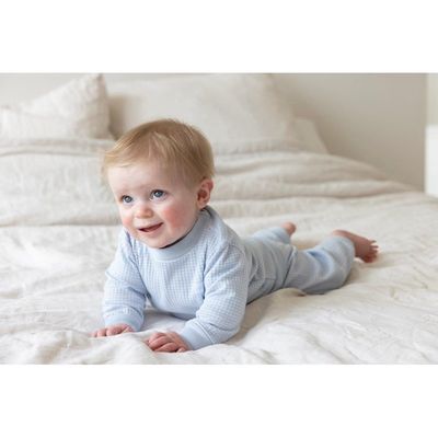 Feetje Wafelpyjama Babyblue S