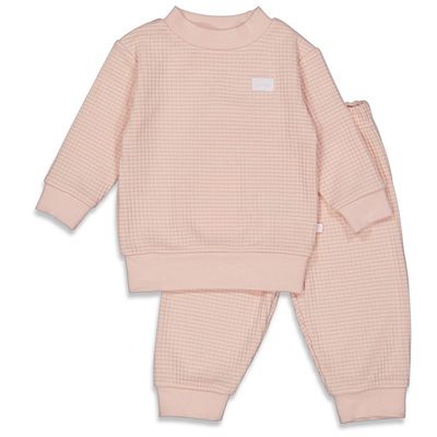 Feetje Wafelpyjama old pink s