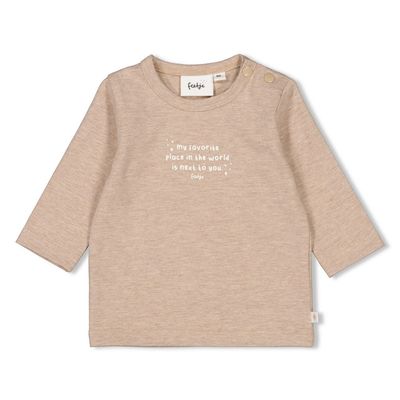 Feetje Longsleeve the magic is in you taupe
