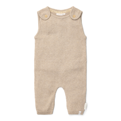 Little Dutch Knitted one-piece suit soft beige