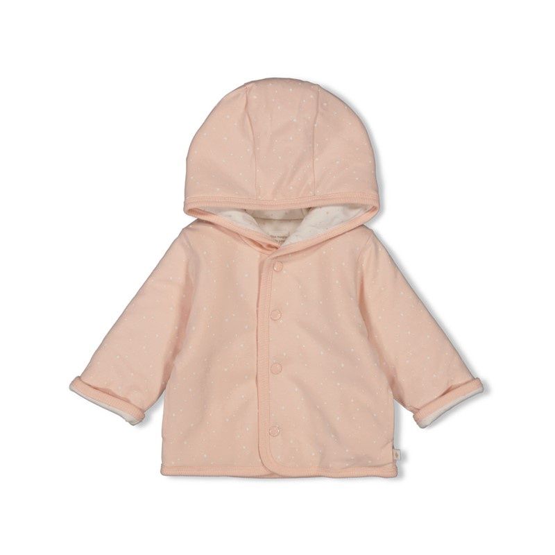 Feetje Reversible jas the magic is in you pink