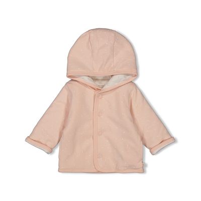 Feetje Reversible jas the magic is in you pink