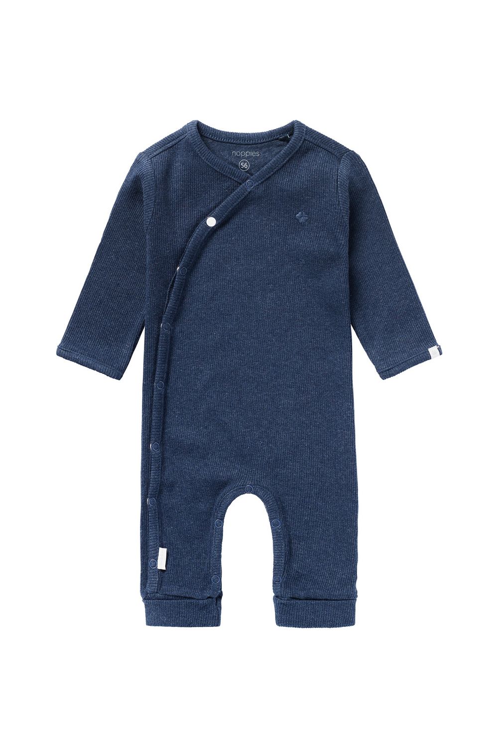 Noppies Playsuit LS Rib Nevis dark navy, Kleur: Dark Navy, Maat: 44