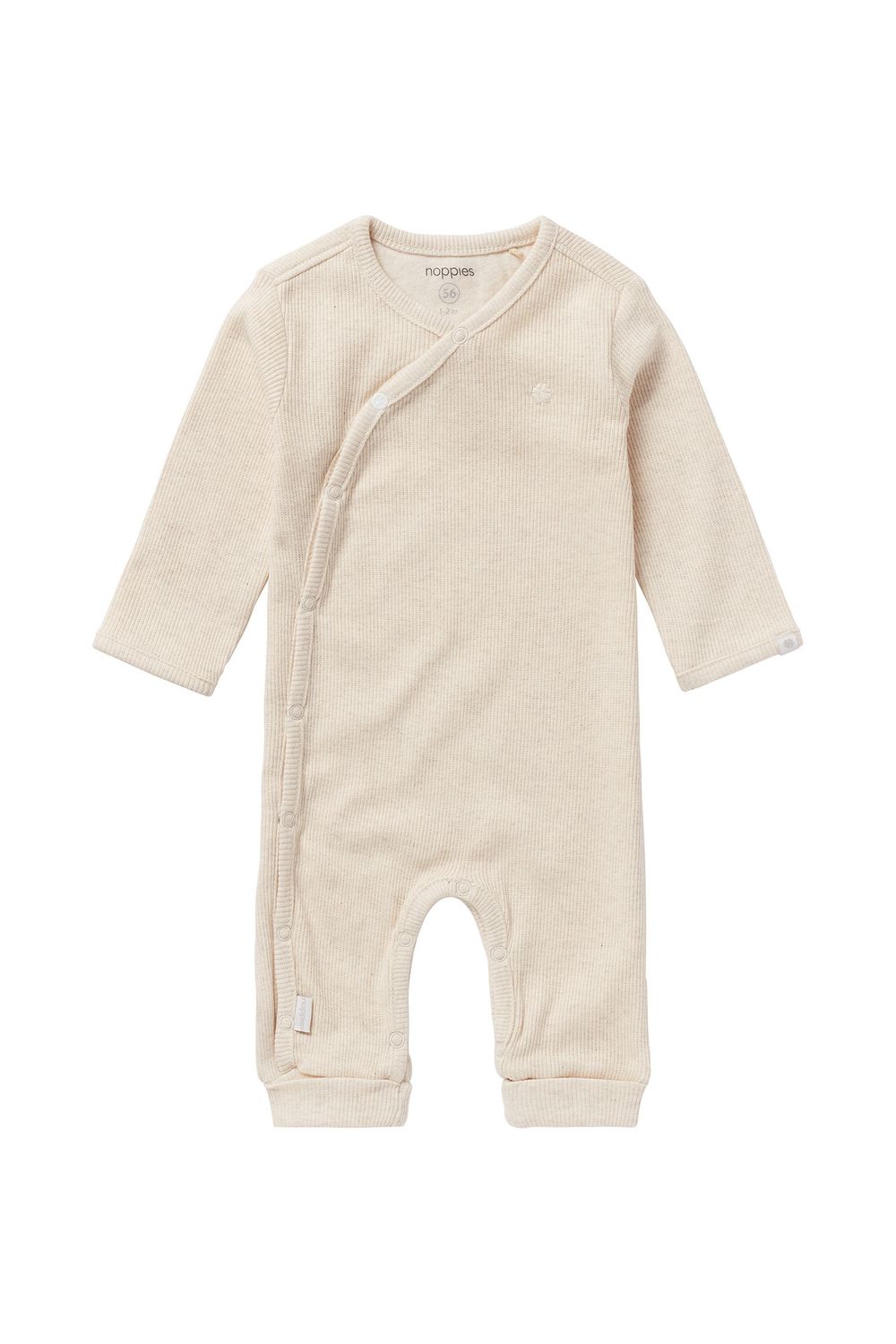 Noppies Playsuit Nolan long sleeve, Kleur: Sand, Maat: 44