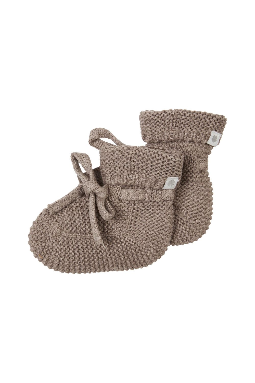 Noppies booties knit Nelson Taupe