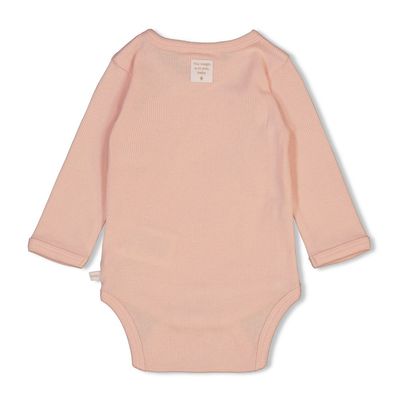 Feetje Wikkelromper rib - the magic is in you Pink