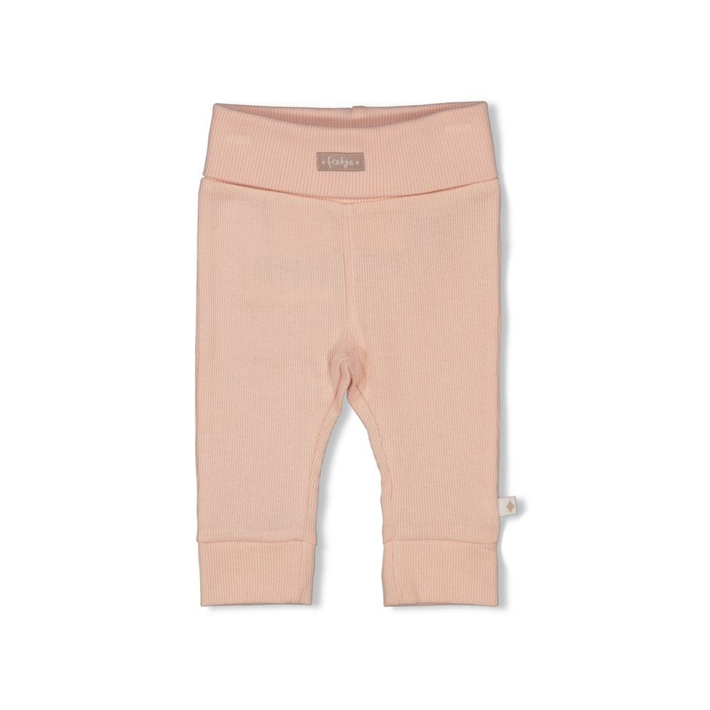 Feetje Broek rib the magic is in  pink