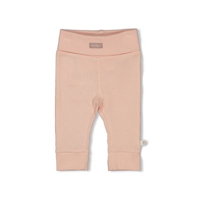 Feetje Broek rib the magic is in  pink