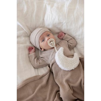 Feetje Mutsje rib the magic is in you taupe