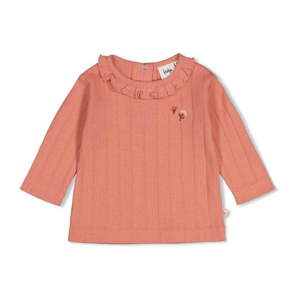 Longsleeve pointelle rib - Forest Garden