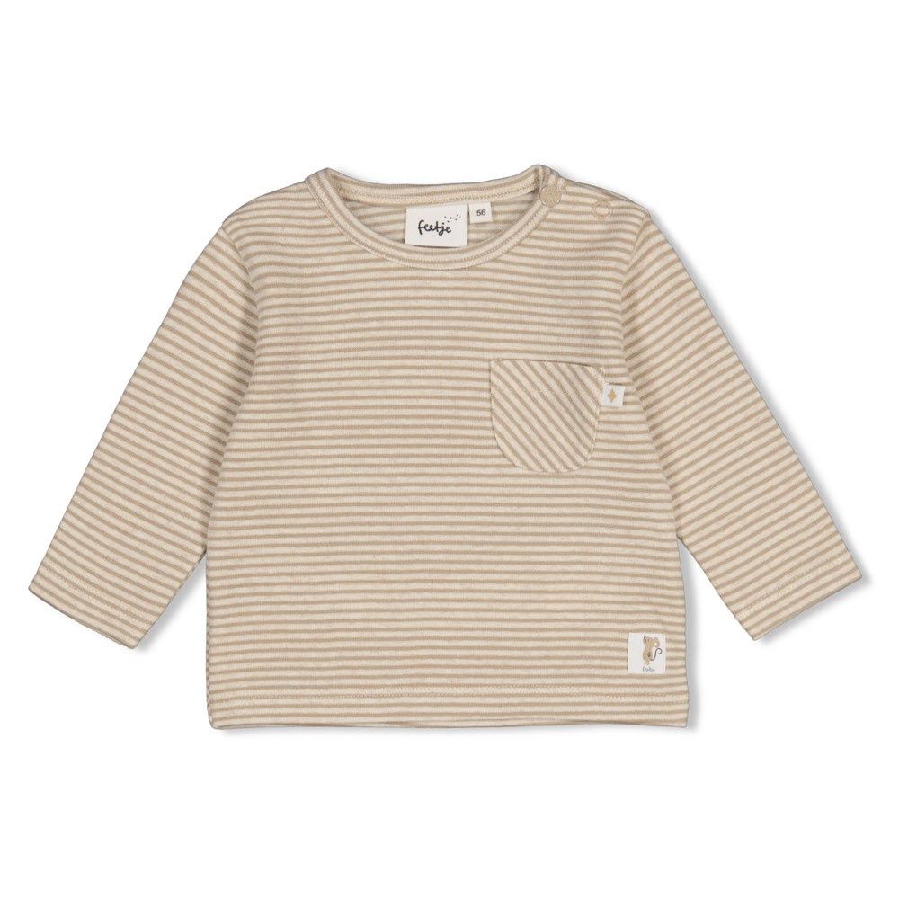 Longsleeve rib met streep - Over the Moon for You