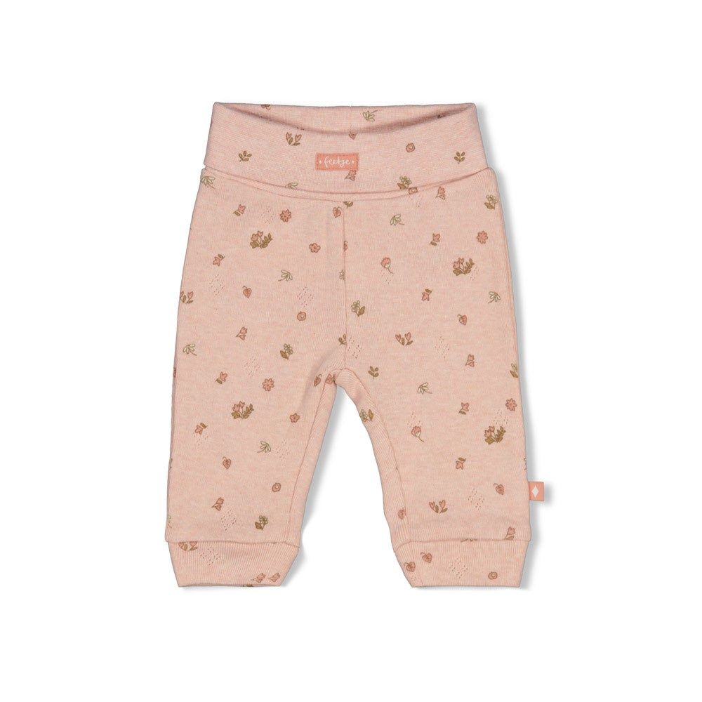 Broek pointelle rib AOP - Fall in Love