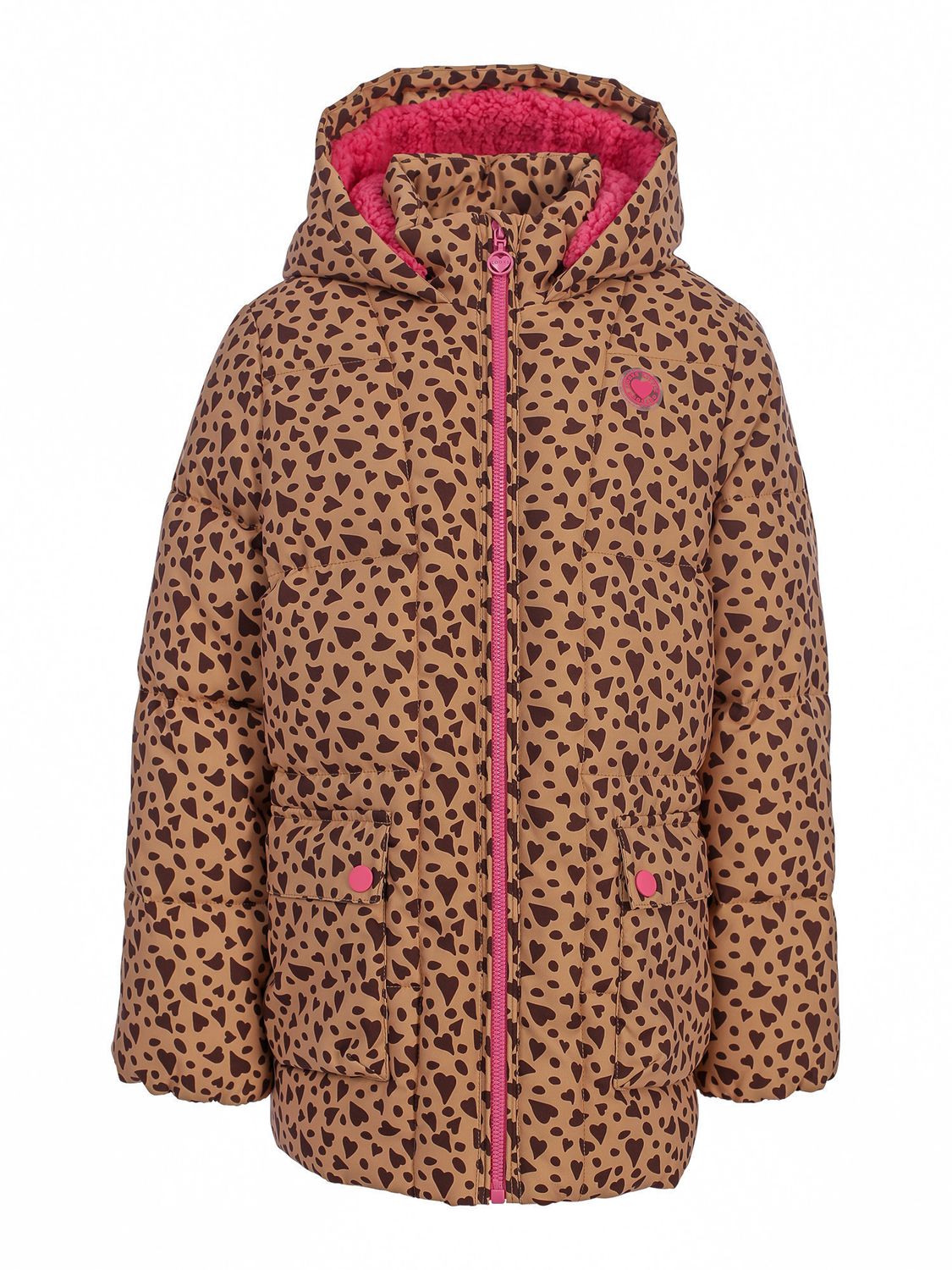 Little fake down jacket Wild hearts