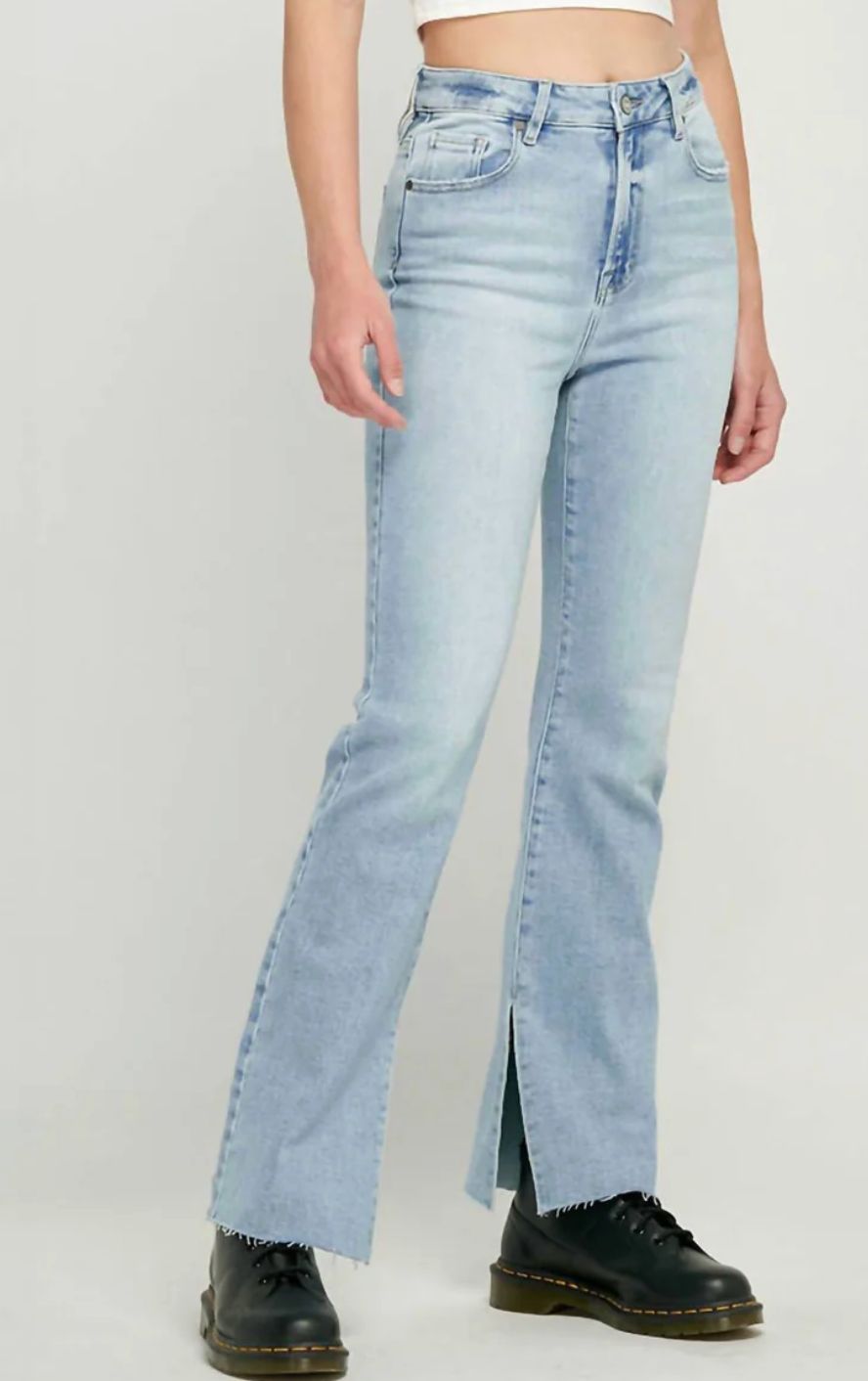 RYAN HIGH RISE BOOTCUT W SLIT