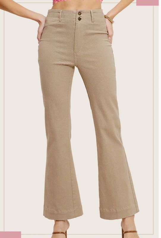 HIGH WAIST FLARE PANTS