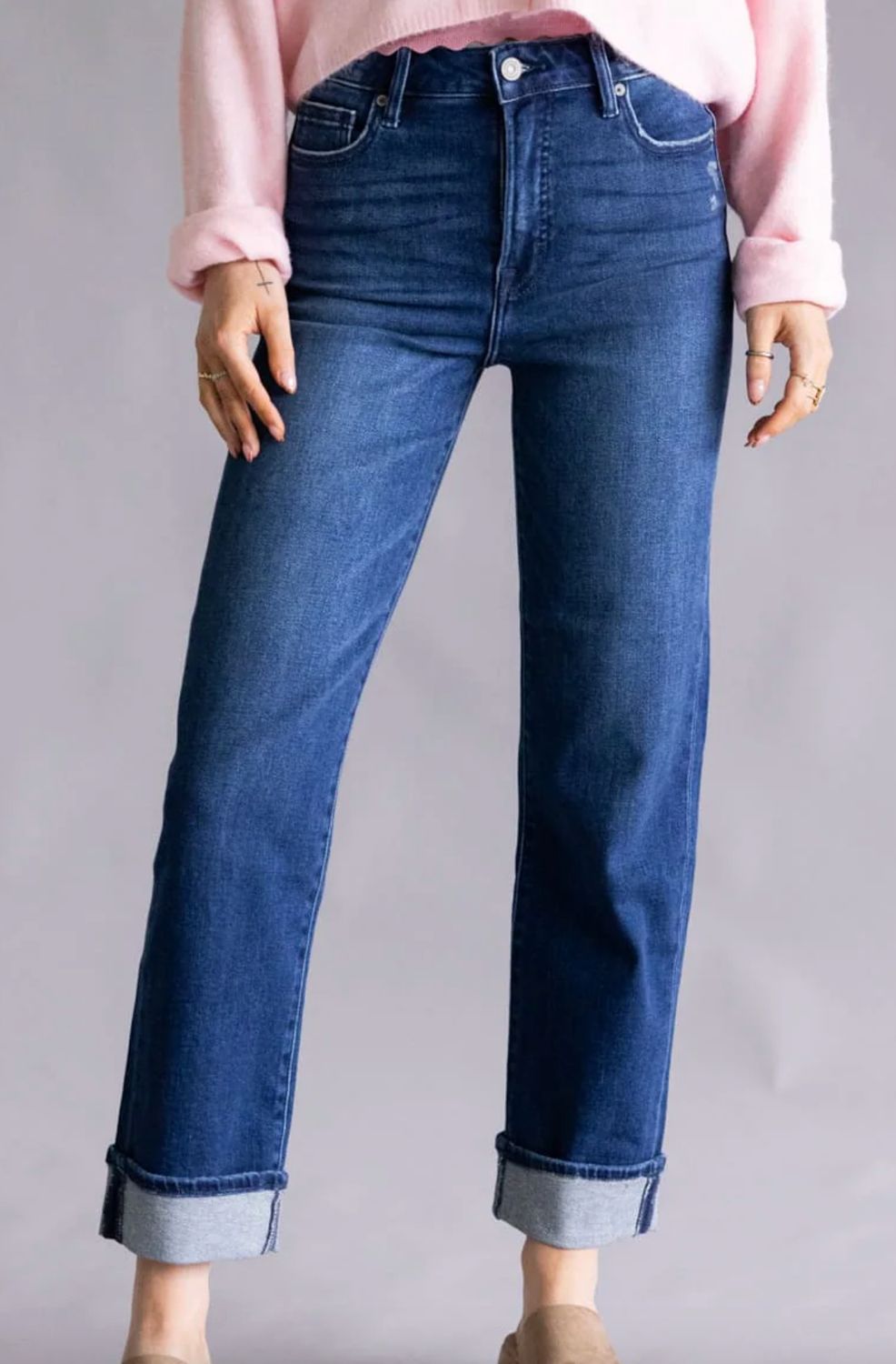 TRACEY HIGH RISE STRAIGHT - HD1662ST-DK