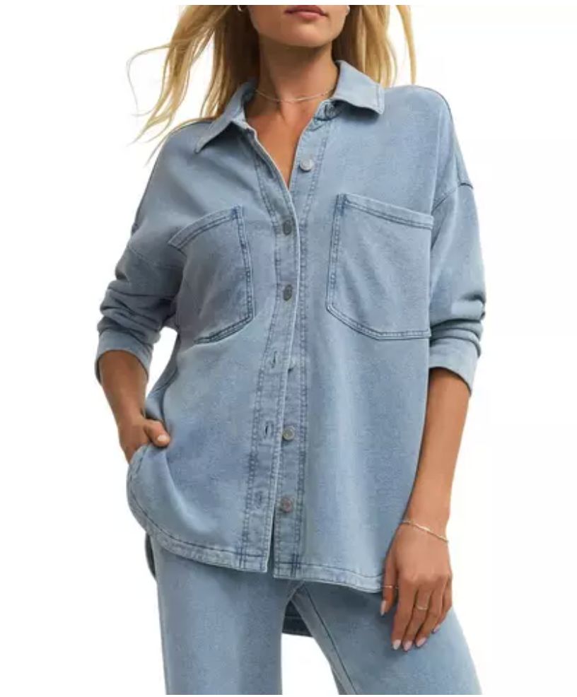 ALL DAY KNIT DENIM JACKET