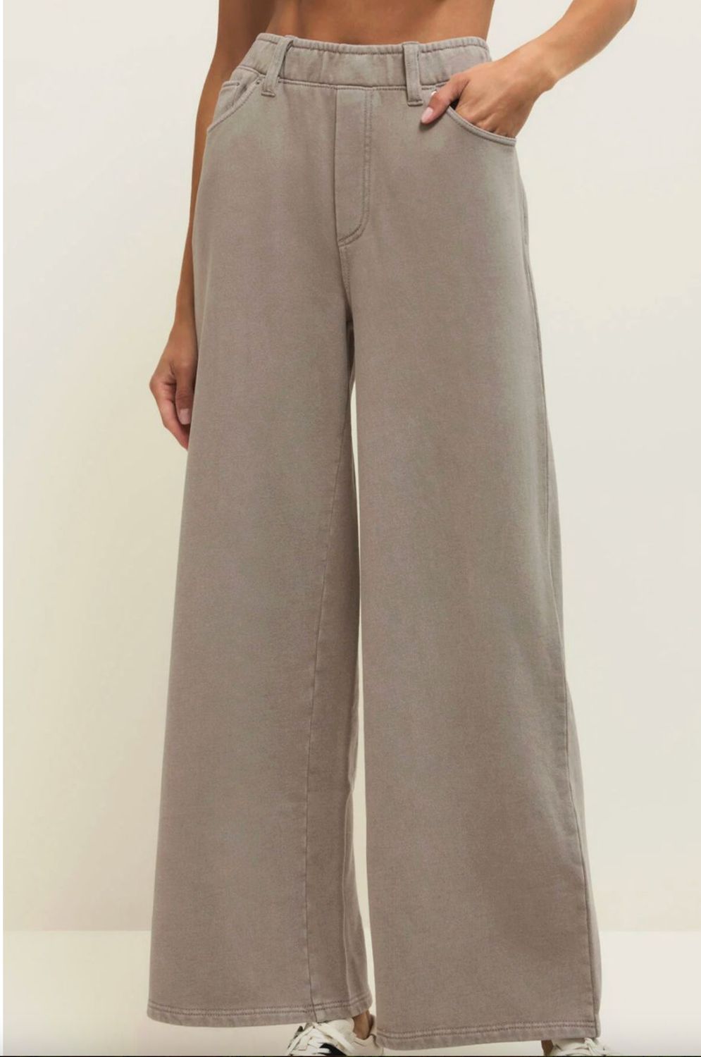 ENTOURAGE KNIT PANT, Color: OYSTER, Size: XS
