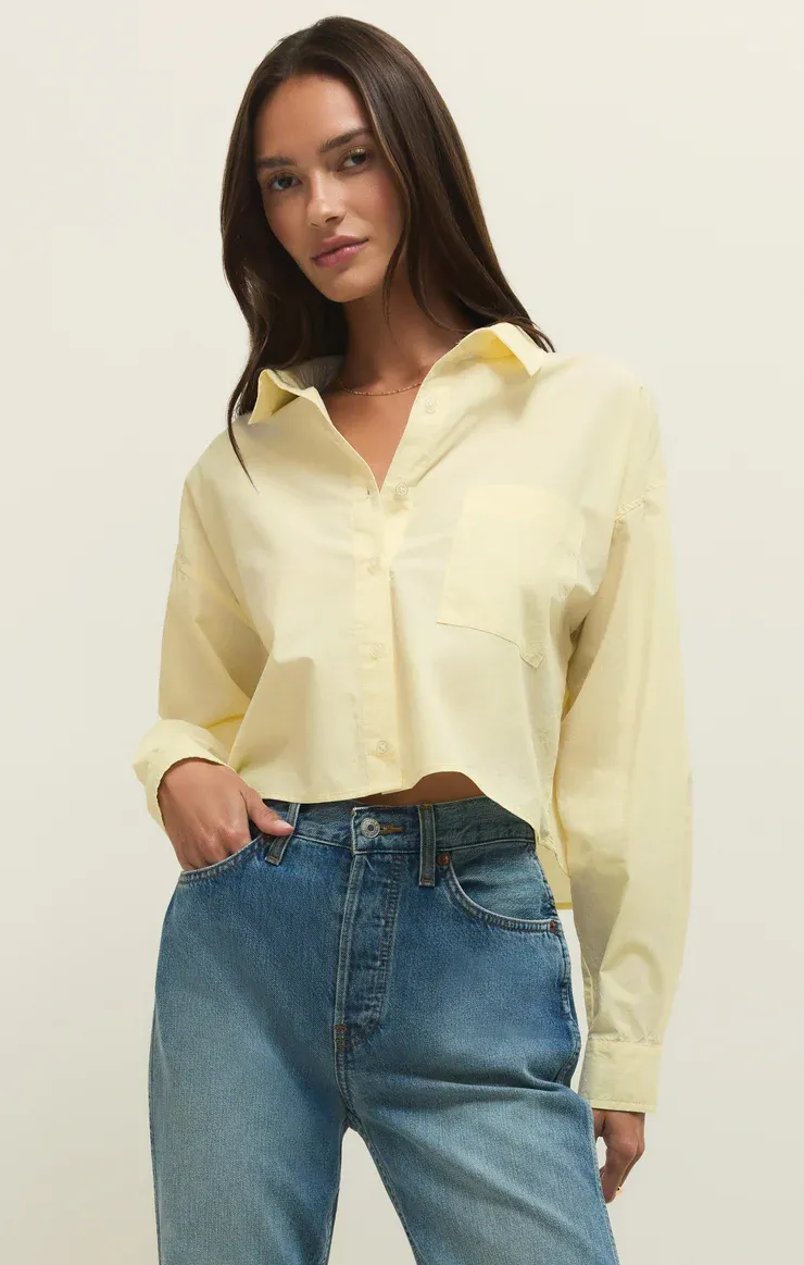 LISETTE POPLIN TOP