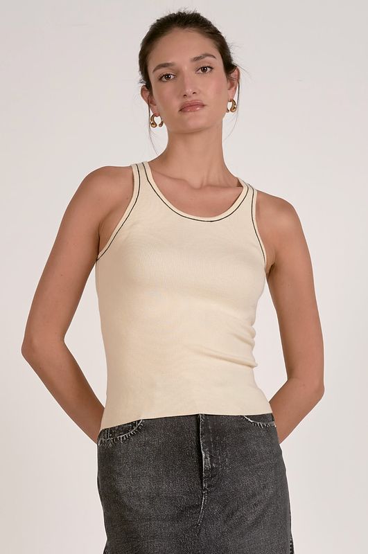 FELICIA FINE RIBBED TANK