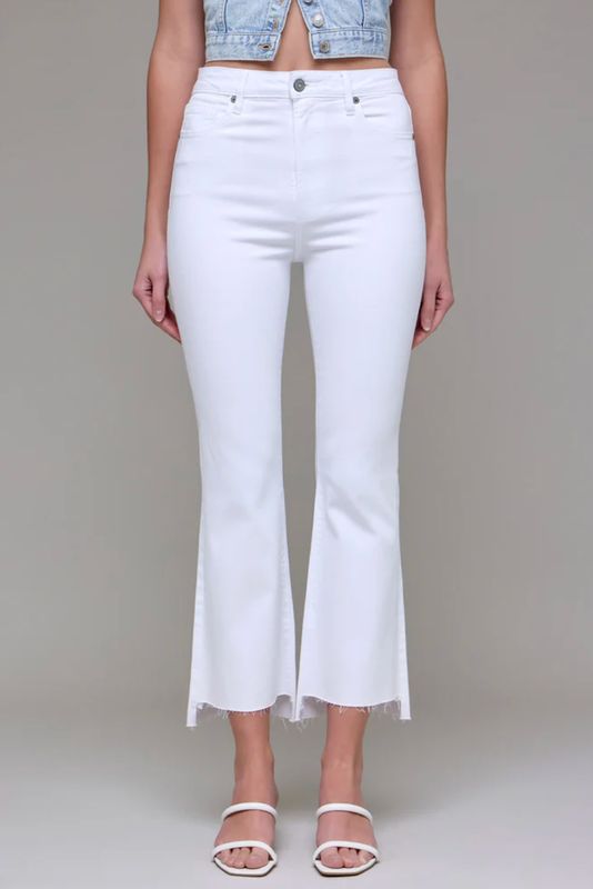 CLEAN STEP  HEM CROP FLARE