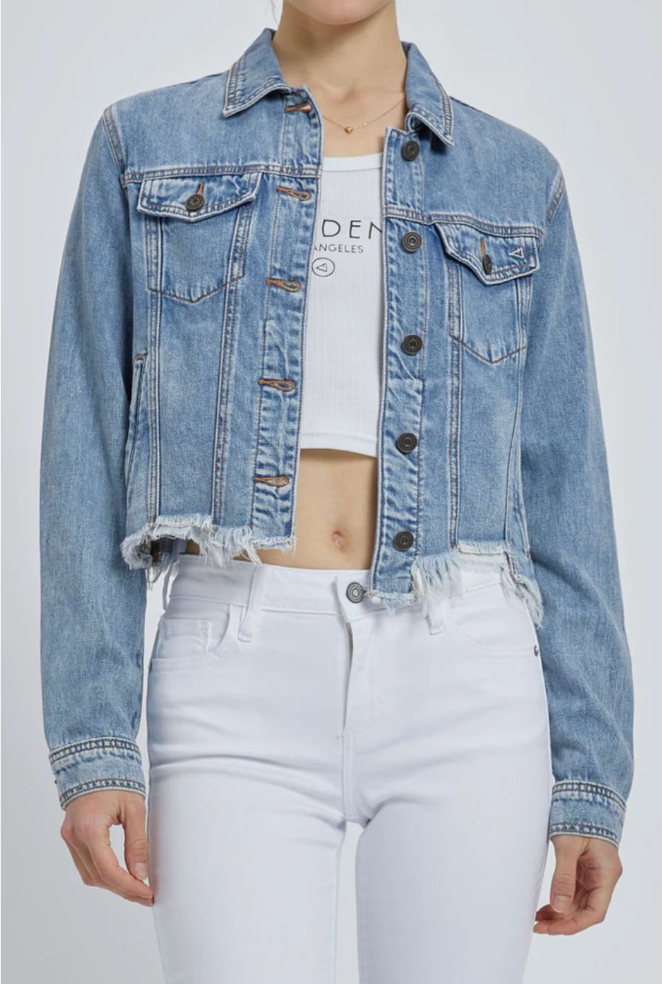 CLASSIC CROPPED FITTED JACKET