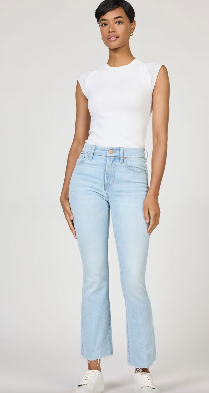 JEANNE MID RISE CLEAN HEM