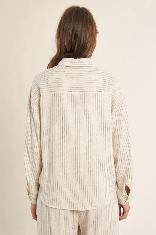 CASUAL, STRIPED SHIRT