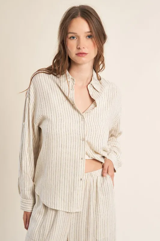 CASUAL, STRIPED SHIRT