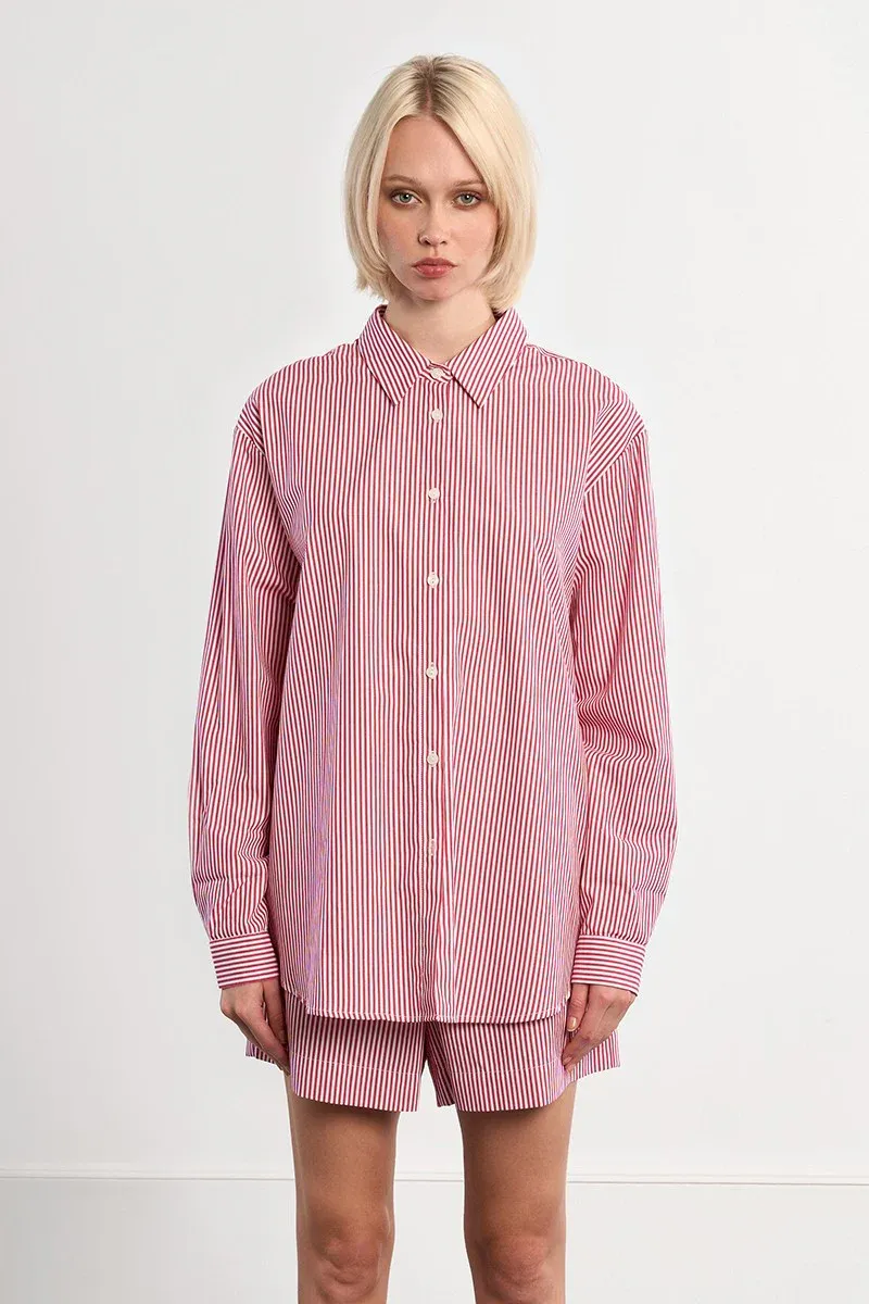 OVERSIZED STRIPED COTTON