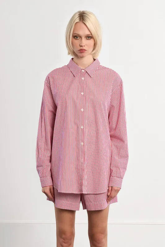 OVERSIZED STRIPED COTTON