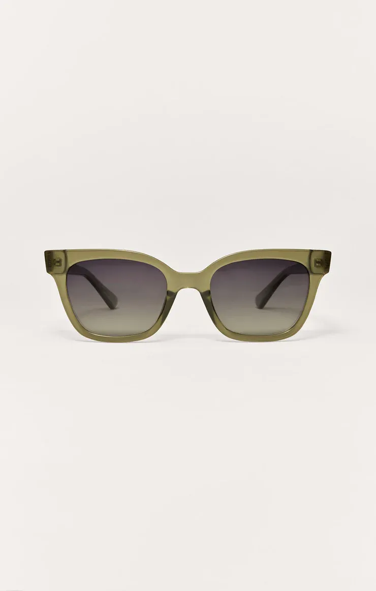 HIGH TIDE OLIVE SUNGLASSES