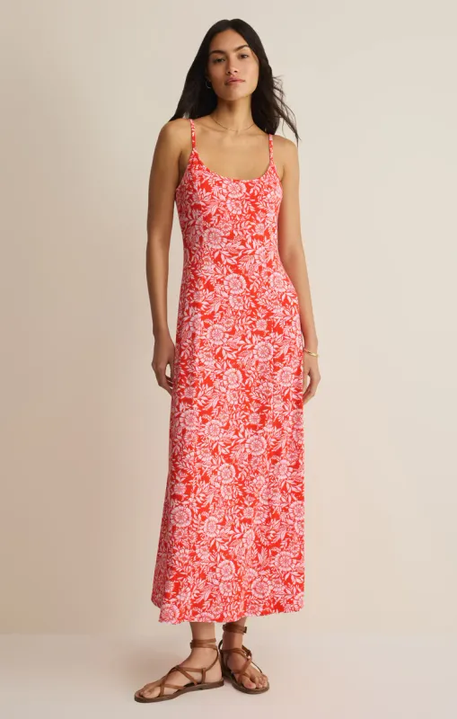 CHARISMA ONA FLORAL MIDI DRESS