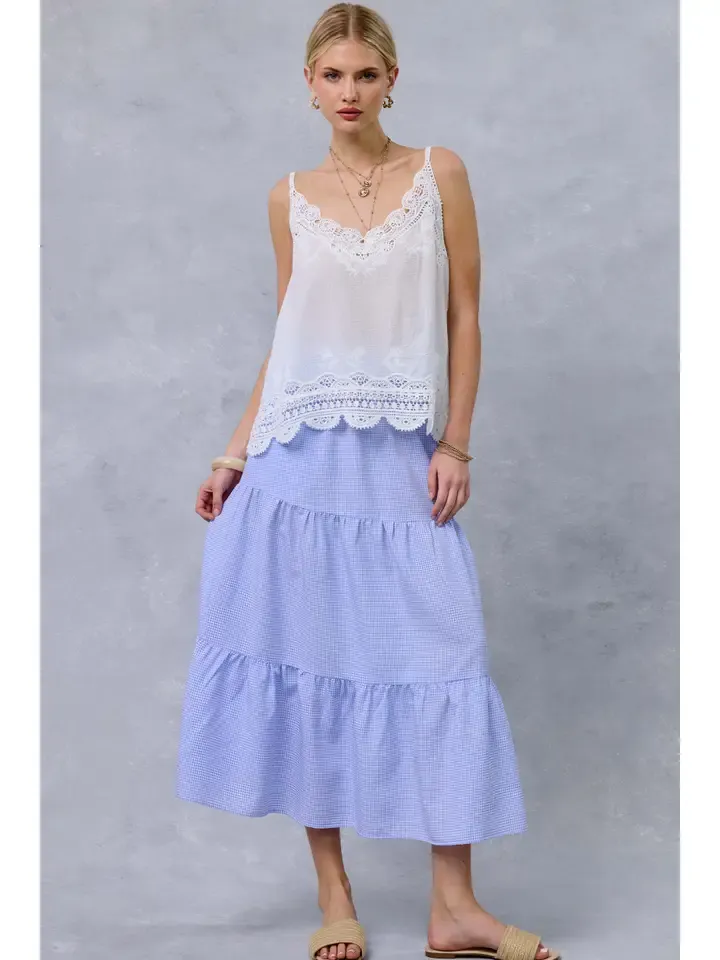 BOHO SHEER CROCHET TANK