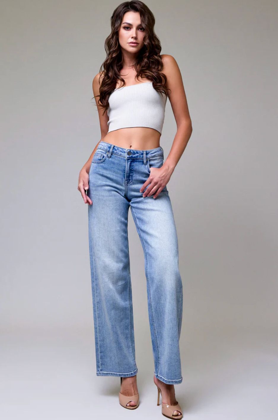 LOGAN CLEAN STRETCH DAD JEAN