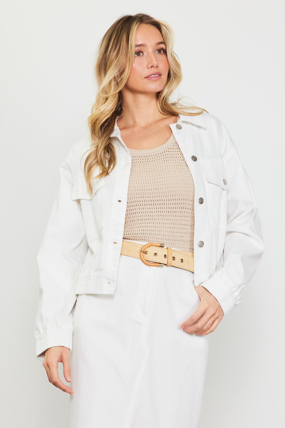 WASHED COTTON TWILL JACKET