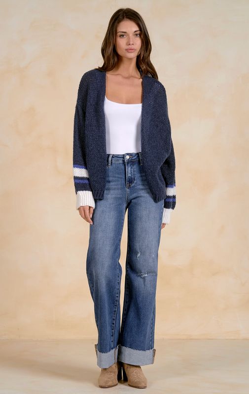 SWEATER CARDI LOOSE KNIT
