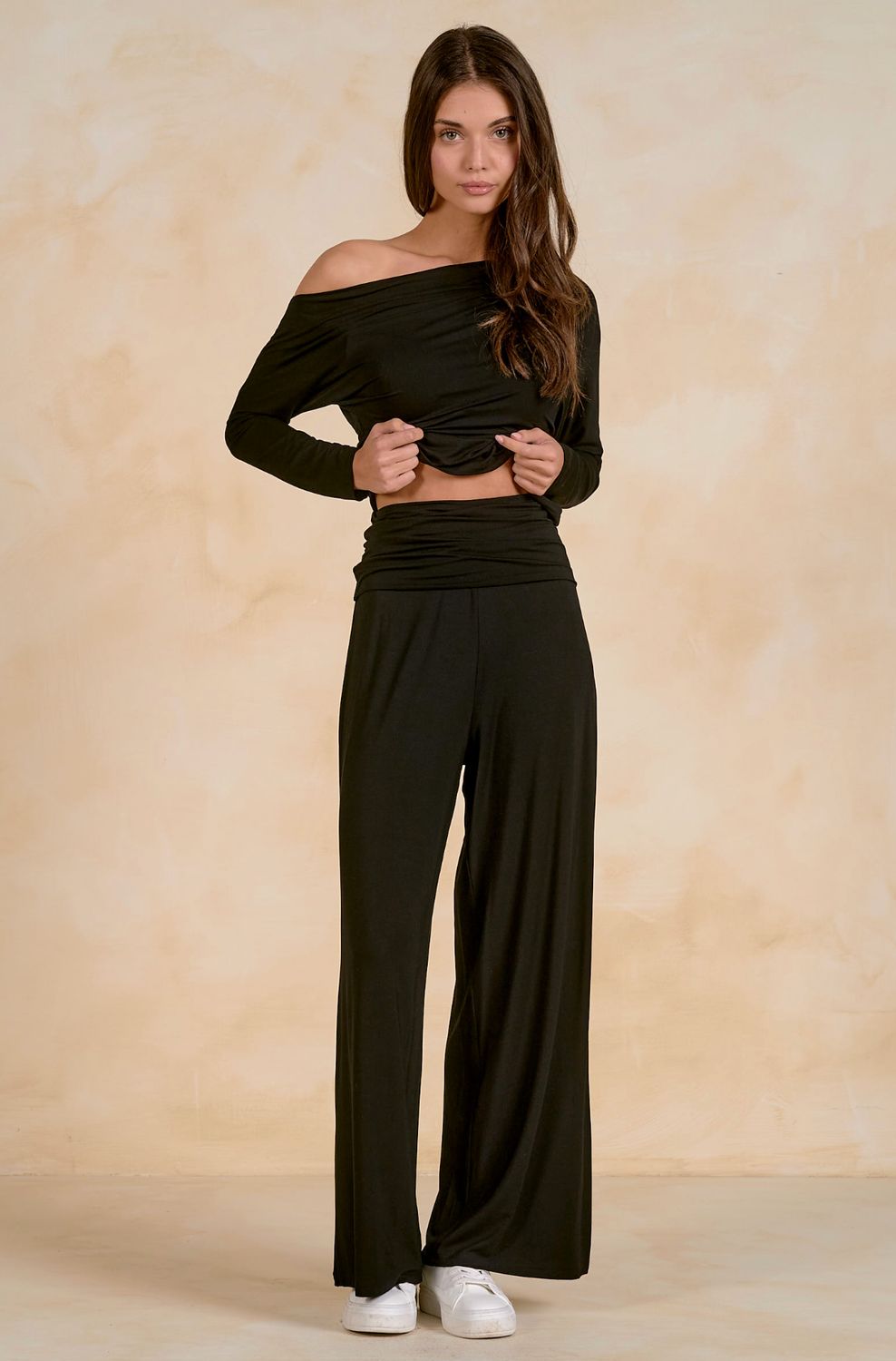 ROLLOVER WAIST BAND PANTS