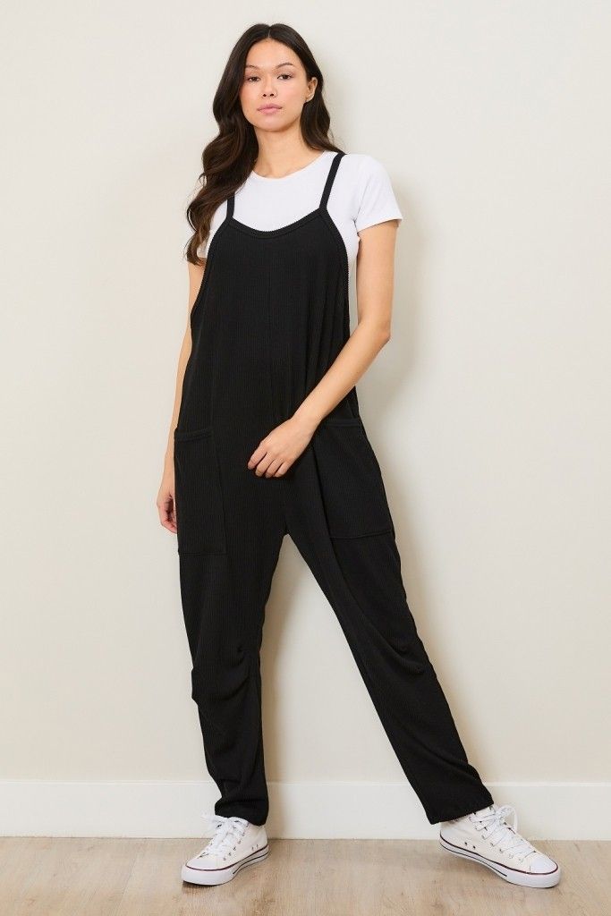 WAVE RIBBED JUMPSUIT