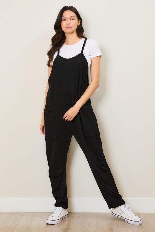 WAVE RIBBED JUMPSUIT