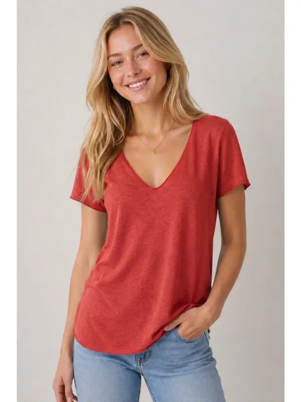 SLUBBY RELAXED FIT TEE