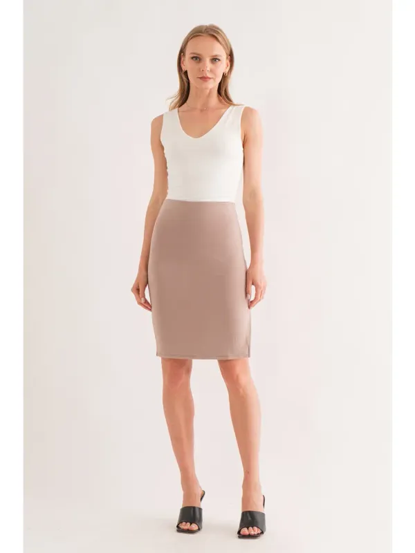 EVERY DAY HIGH WAISTED SKIRT