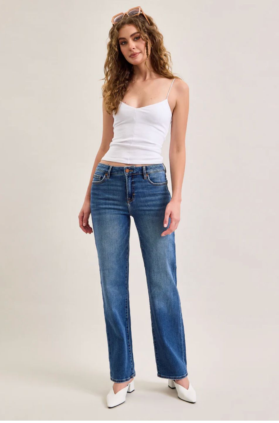 CLEAN STRETCH HIGH RISE STRAIGHT
