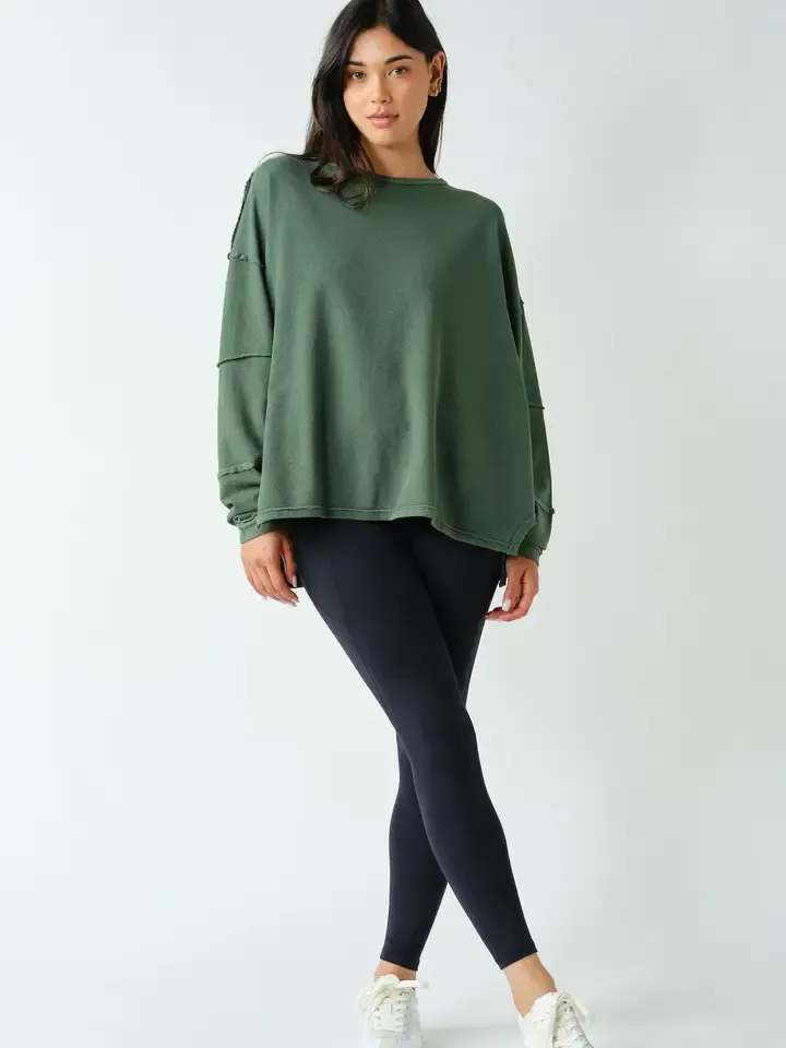 CLASSIC COTTON OVERSIZED TOP