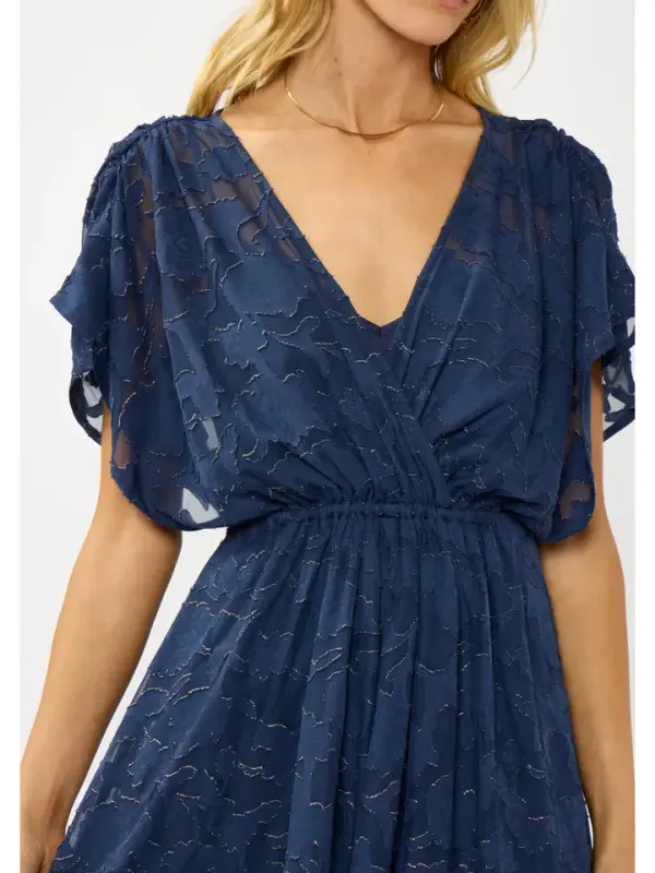 HANKERCHIEF MIDI DRESS